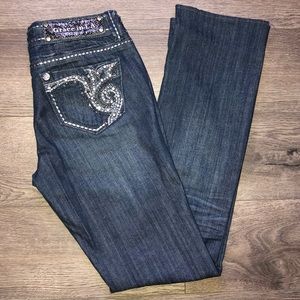 Grace In LA Jeans Size 3 / 25 Straight Leg